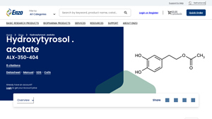 Enzo - Hydroxytyrosol Acetate