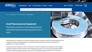 Fedequip - Used Pharmaceutical Manufacturing Equipment