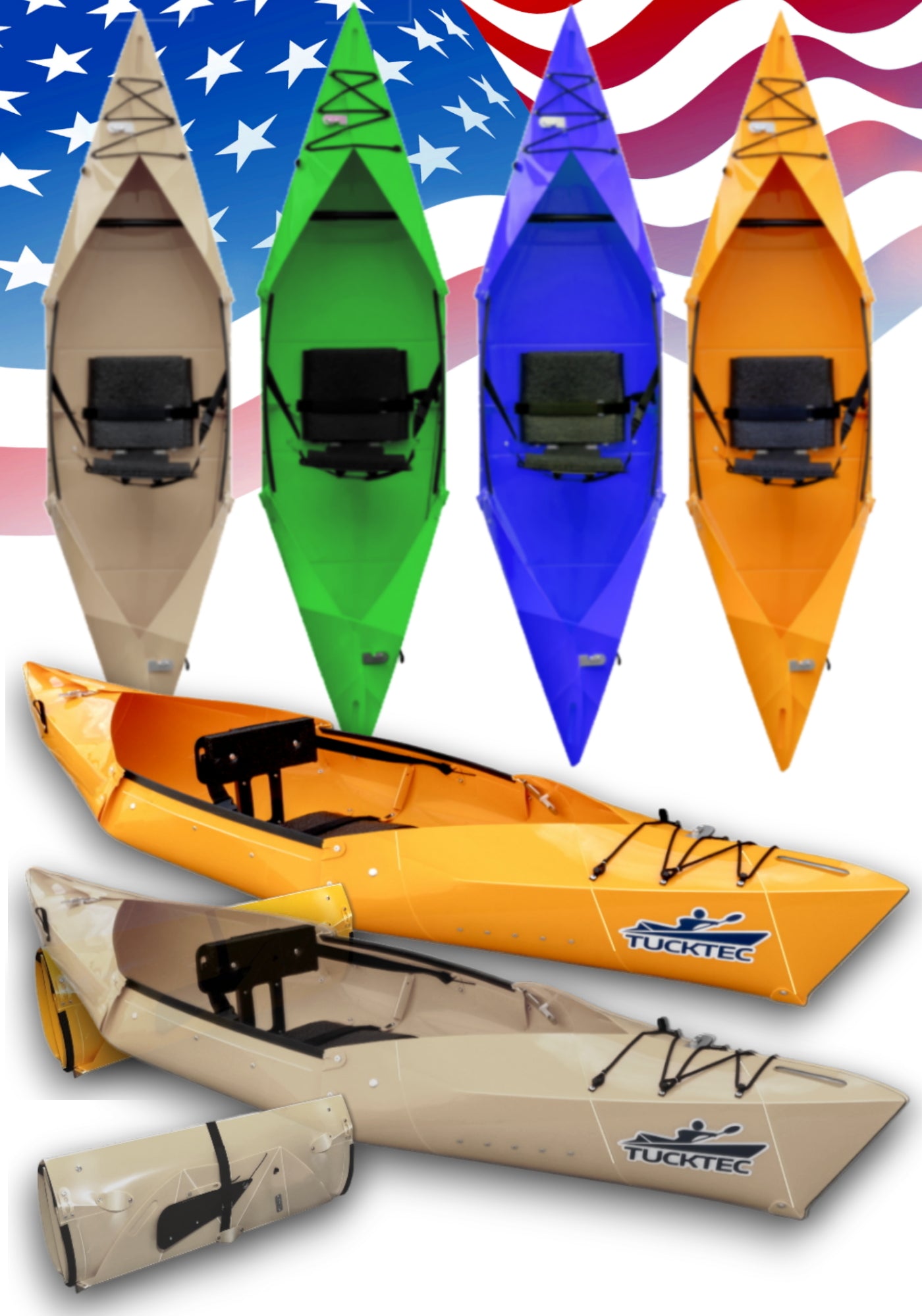 A relevant stock photo of folding kayak in a typical setting.