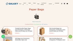 Galaxy Converting Corporation - Custom Paper Bags
