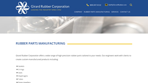 Girard Rubber - High-Precision Rubber Parts
