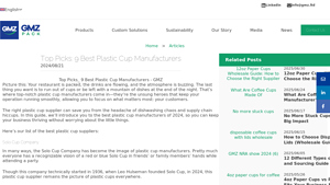Solo Cup Company - Eco-Forward Cups
