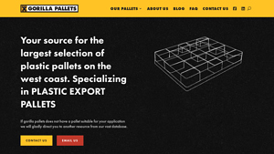 Gorilla Pallets - Durable Plastic Export Pallets