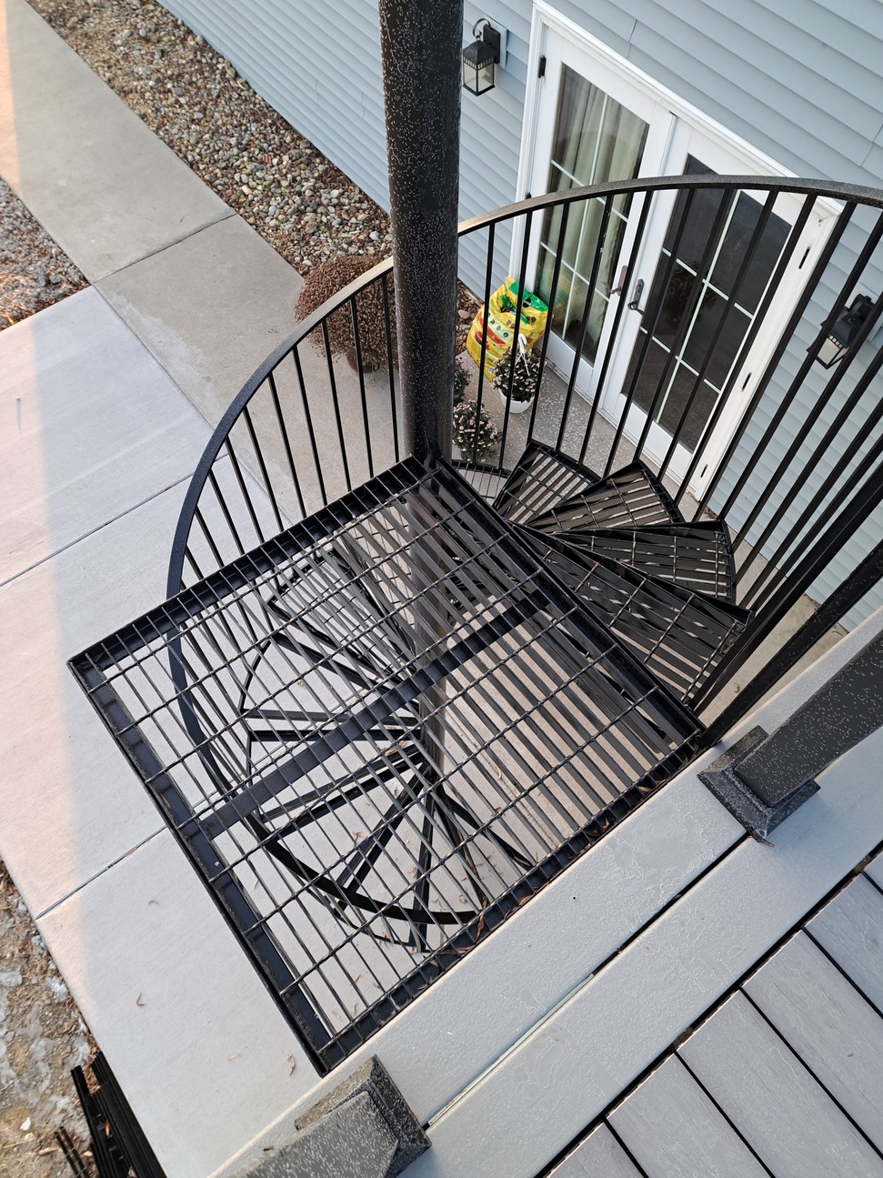 A relevant stock photo of grating steel in a typical setting.