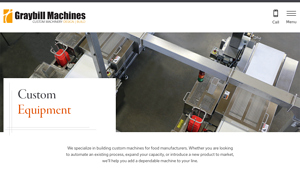 Graybill Machines - Custom Food Manufacturing Equipment
