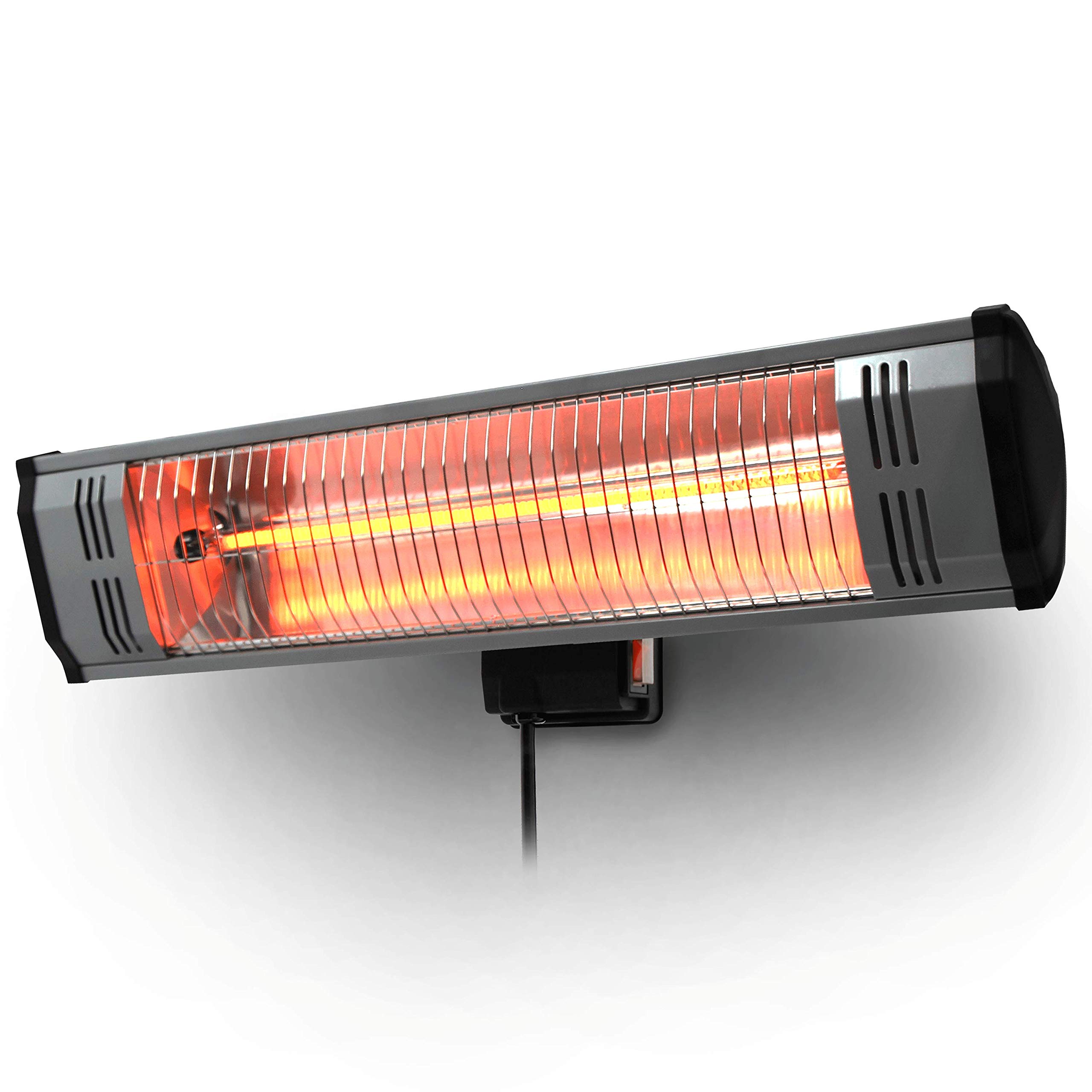 A relevant stock photo of heat infrared heaters in a typical setting.