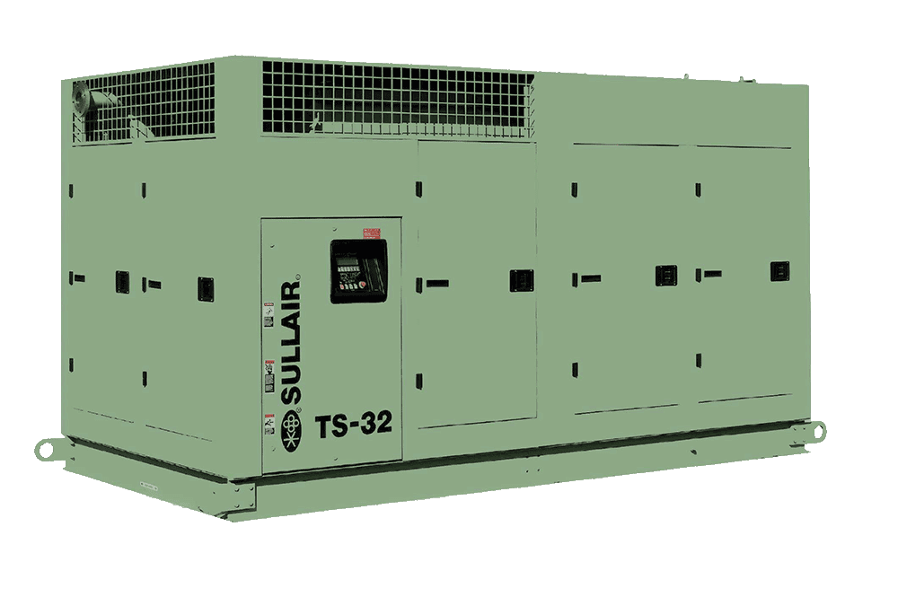 Illustrative example of heavy duty industrial air compressor from Google Search