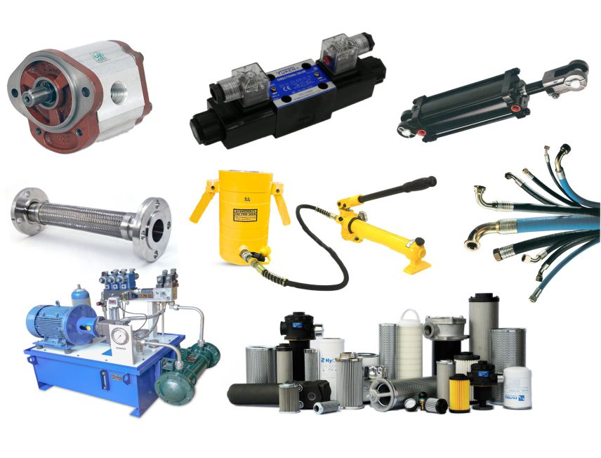 A relevant stock photo of hydraulics and pneumatics in a typical setting.