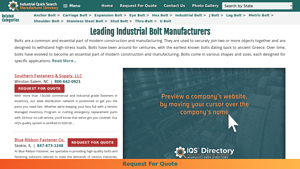 Industrial Bolts - Essential Fasteners
