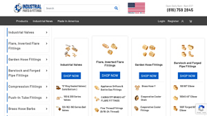 Industrial Parts Fittings - American Made Brass Valves & Fittings