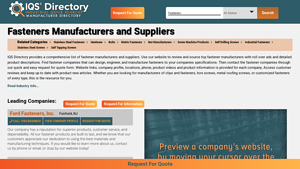 IQS Directory - Fasteners