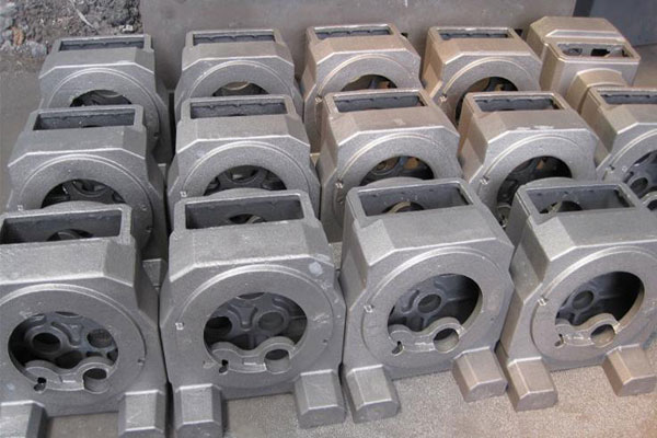 A relevant stock photo of iron castings in a typical setting.
