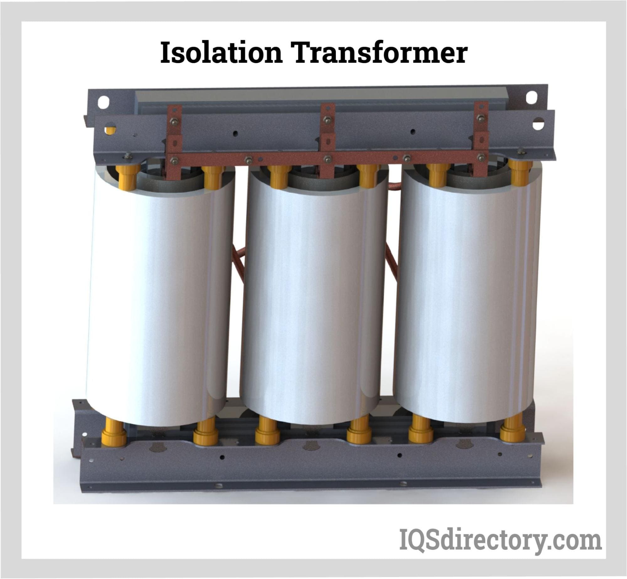A relevant stock photo of isolation transformer in a typical setting.