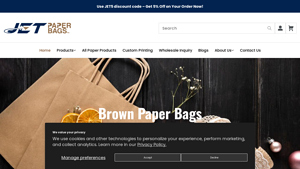 Jet Paper Bags - Wholesale Paper Bags