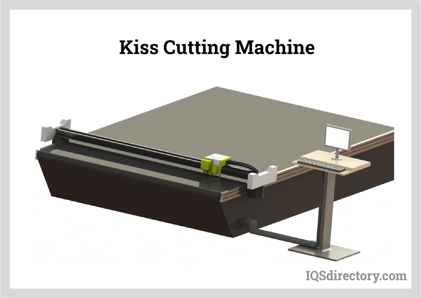 A relevant stock photo of kiss cutting in a typical setting.