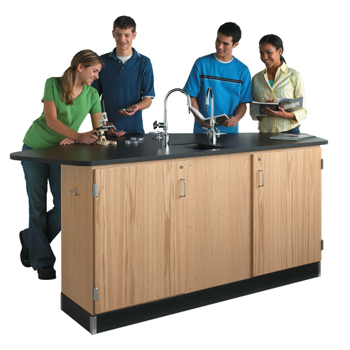A relevant stock photo of lab table in a typical setting.