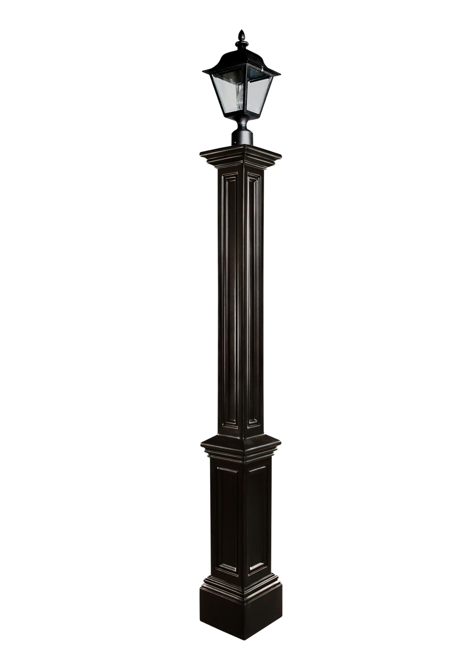 A relevant stock photo of lamp post in a typical setting.