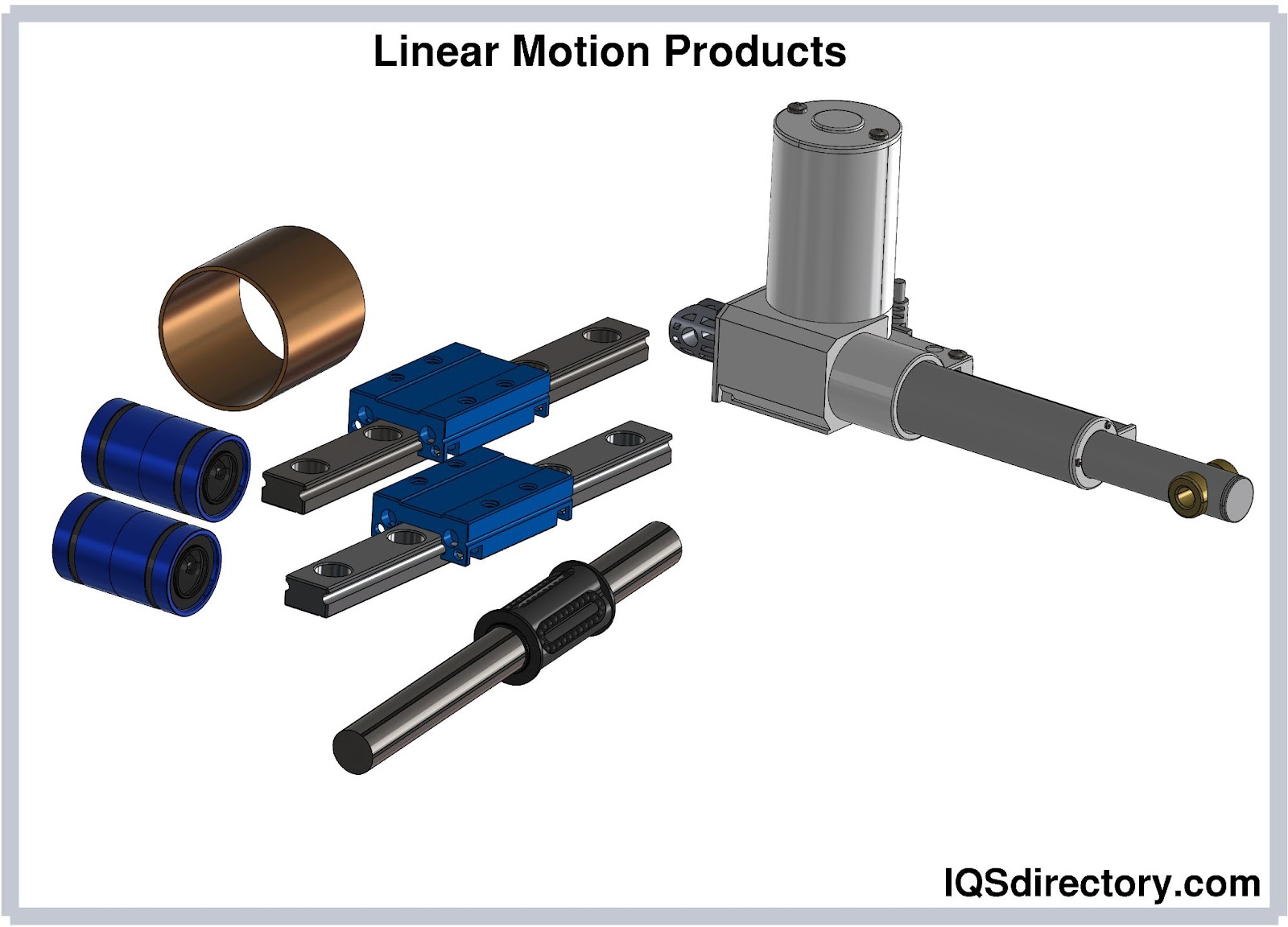 A relevant stock photo of linear motion mechanical device in a typical setting.