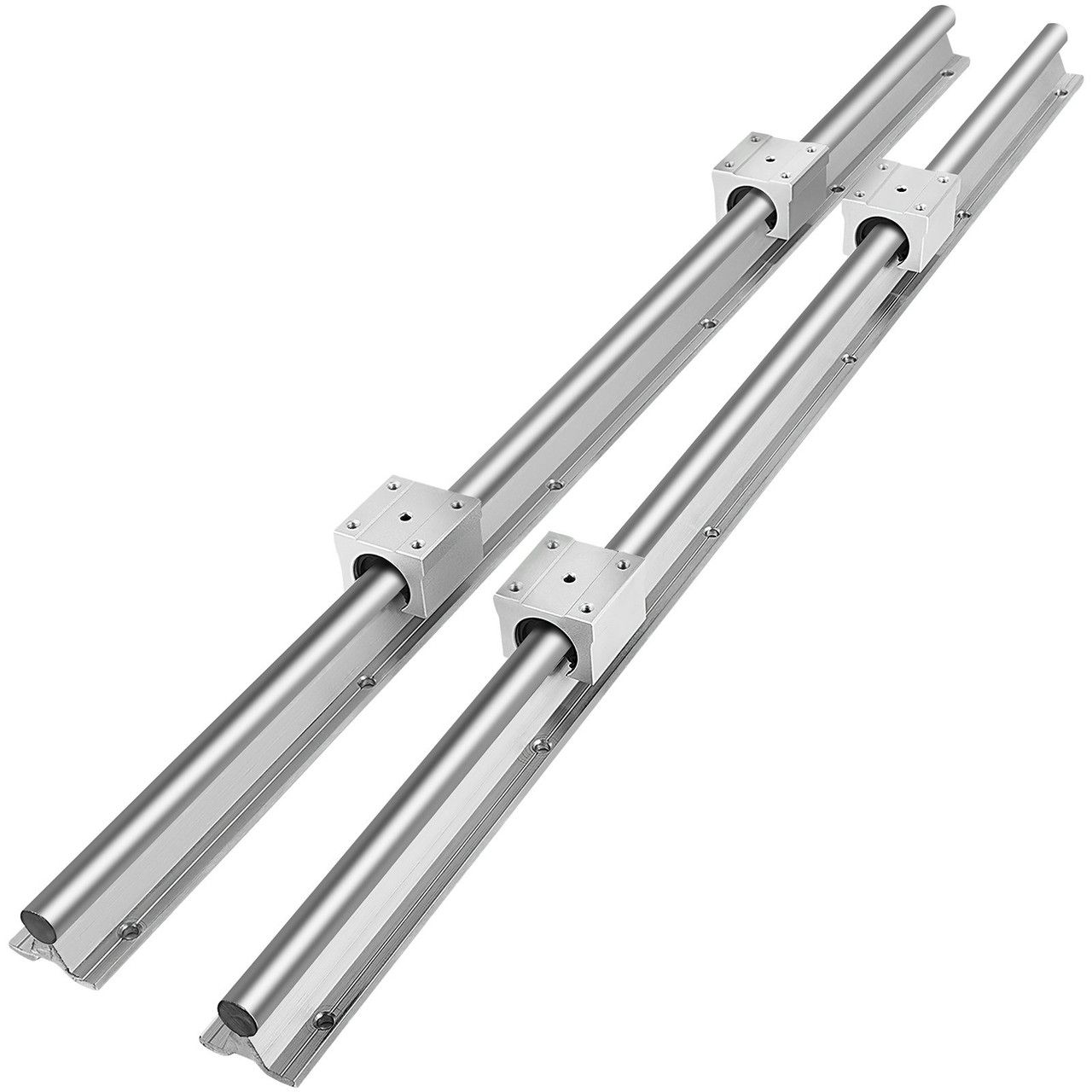 A relevant stock photo of linear rails in a typical setting.