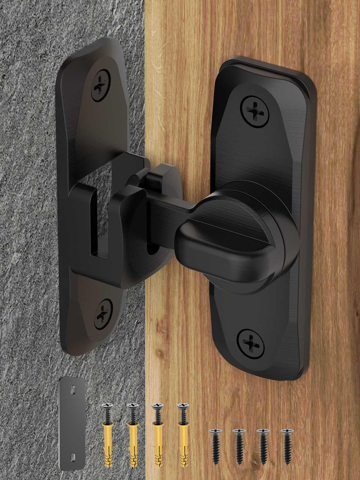 A relevant stock photo of locks and latches in a typical setting.