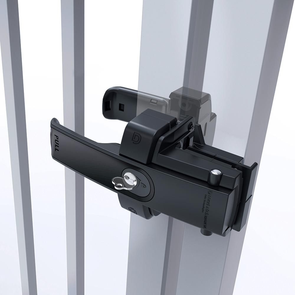 A relevant stock photo of locks and latches in a typical setting.