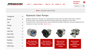 Magister Hydraulics - Hydraulic Gear Pumps