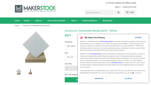 MakerStock - Aluminum Clad Panels