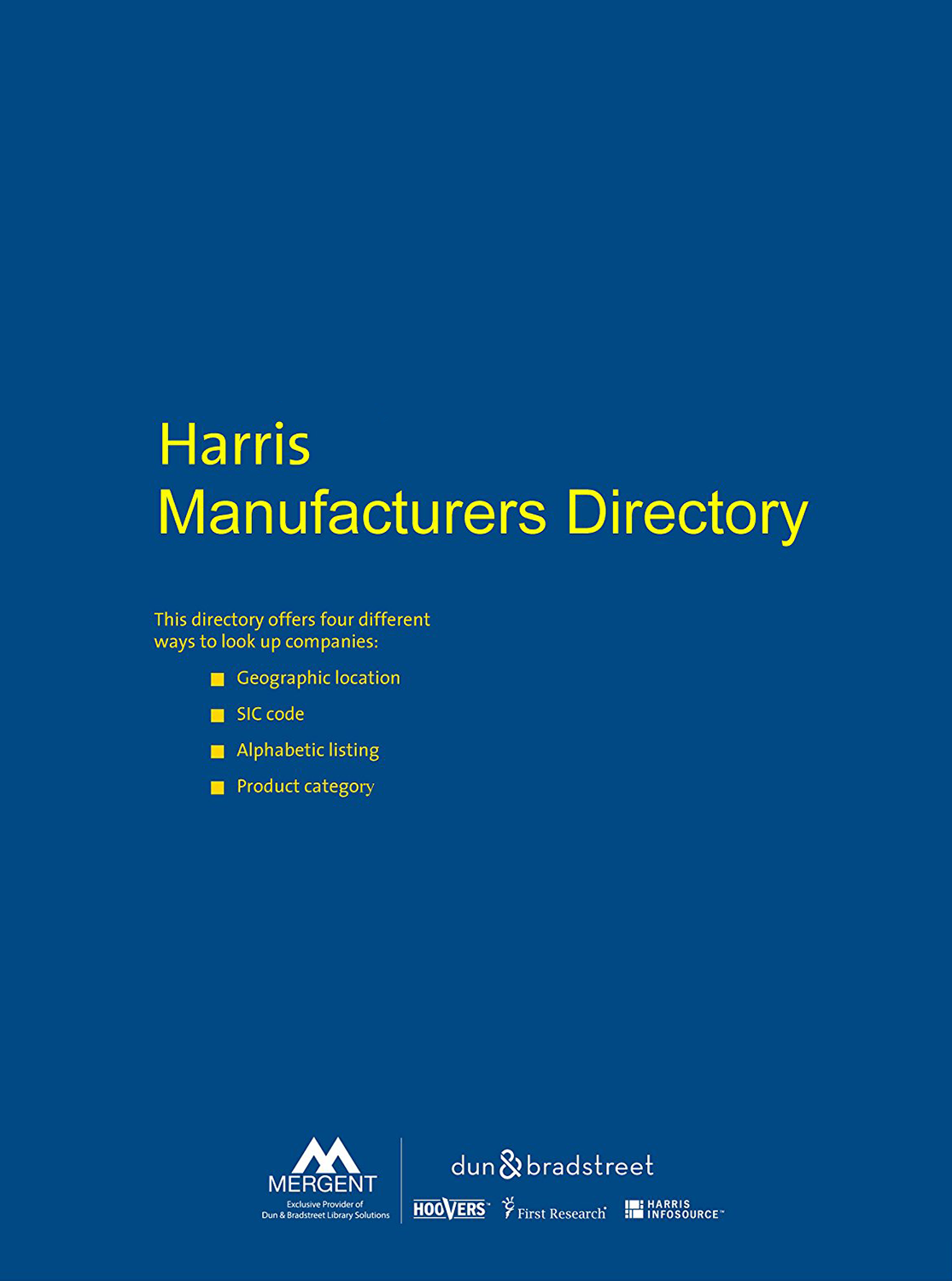 A relevant stock photo of manufacturing directory in a typical setting.