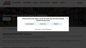 Alta Material Handling - Warehouse Racking Solutions