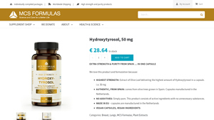 MCS Formulas - Hydroxytyrosol 50 mg
