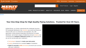 Merit Brass - Comprehensive Piping Solutions