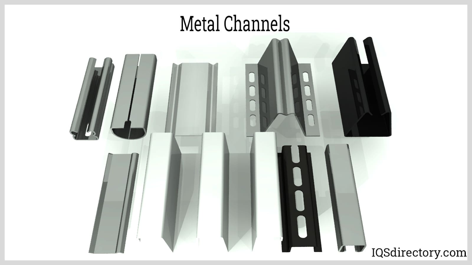 A relevant stock photo of metal channel in a typical setting.