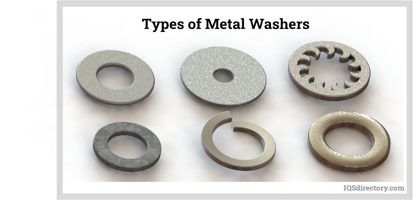 A relevant stock photo of metal washer in a typical setting.