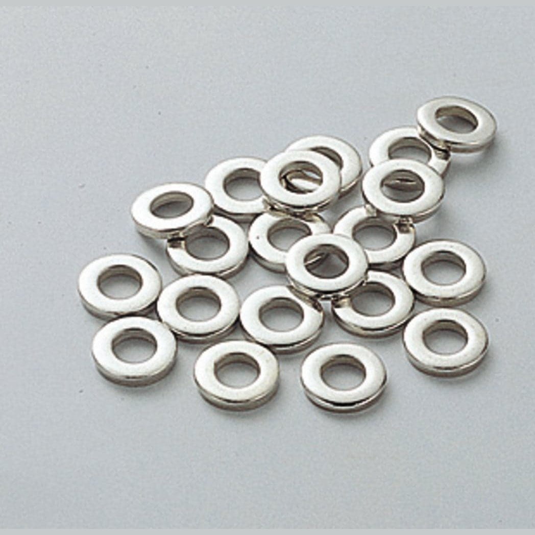 A relevant stock photo of metal washer in a typical setting.
