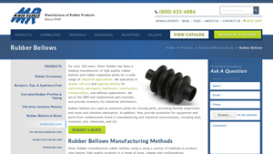 Minor Rubber - Rubber Bellows and Expansion Joints