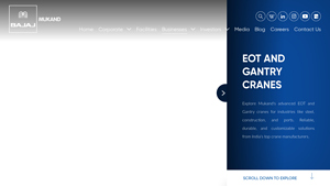 Mukand - Custom EOT and Gantry Cranes