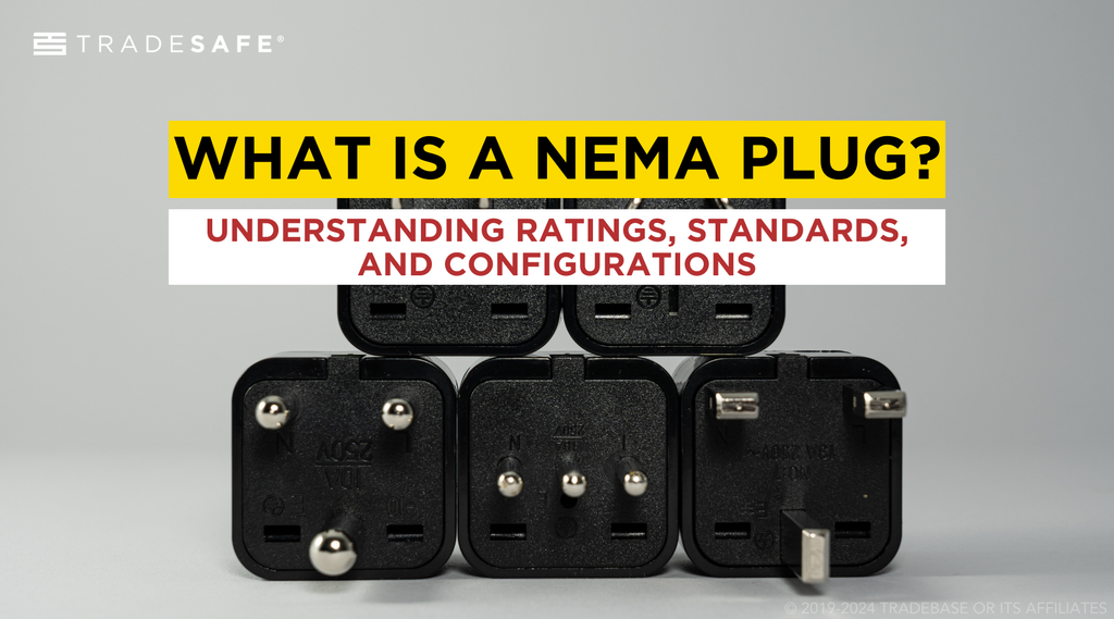 A relevant stock photo of nema plugs in a typical setting.