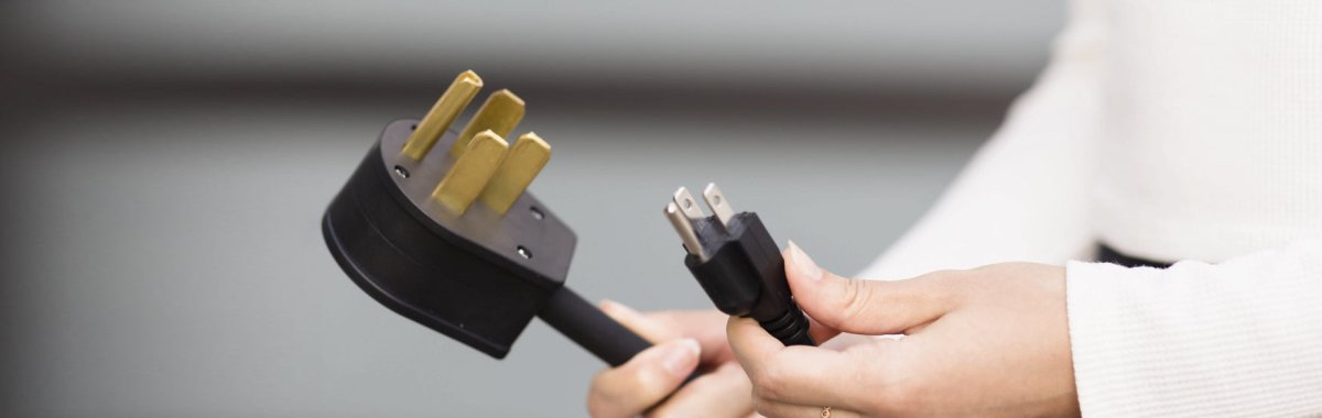 A relevant stock photo of nema plugs in a typical setting.