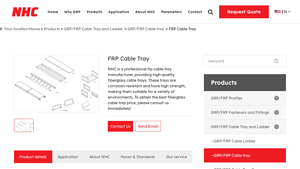 NHC - High-Quality FRP Cable Trays