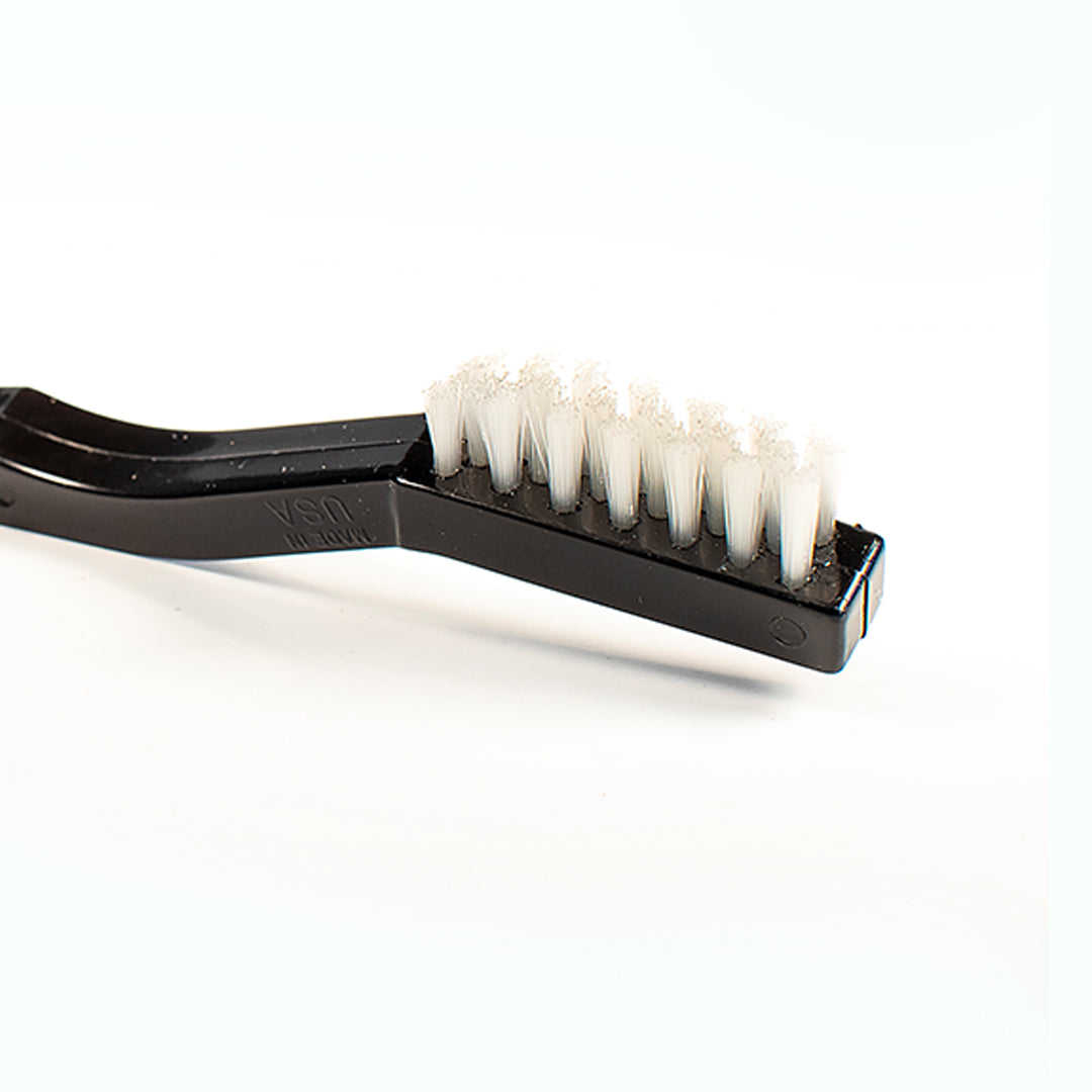 A relevant stock photo of nylon bristle brush in a typical setting.