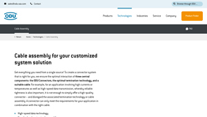ODU - Custom Cable Assembly Solutions
