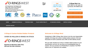O-Rings West - Custom and Standard O-Rings
