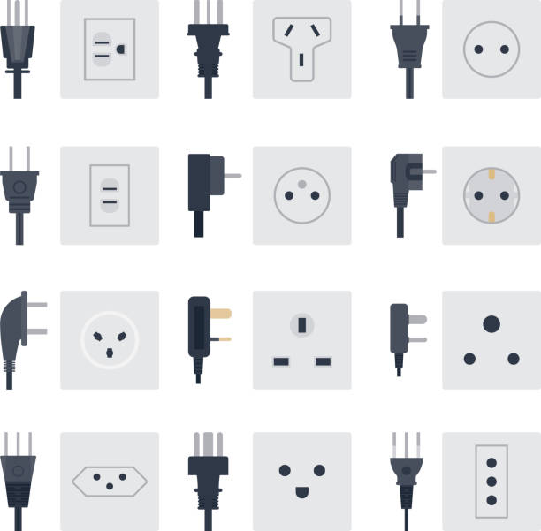 A relevant stock photo of outlet types us in a typical setting.
