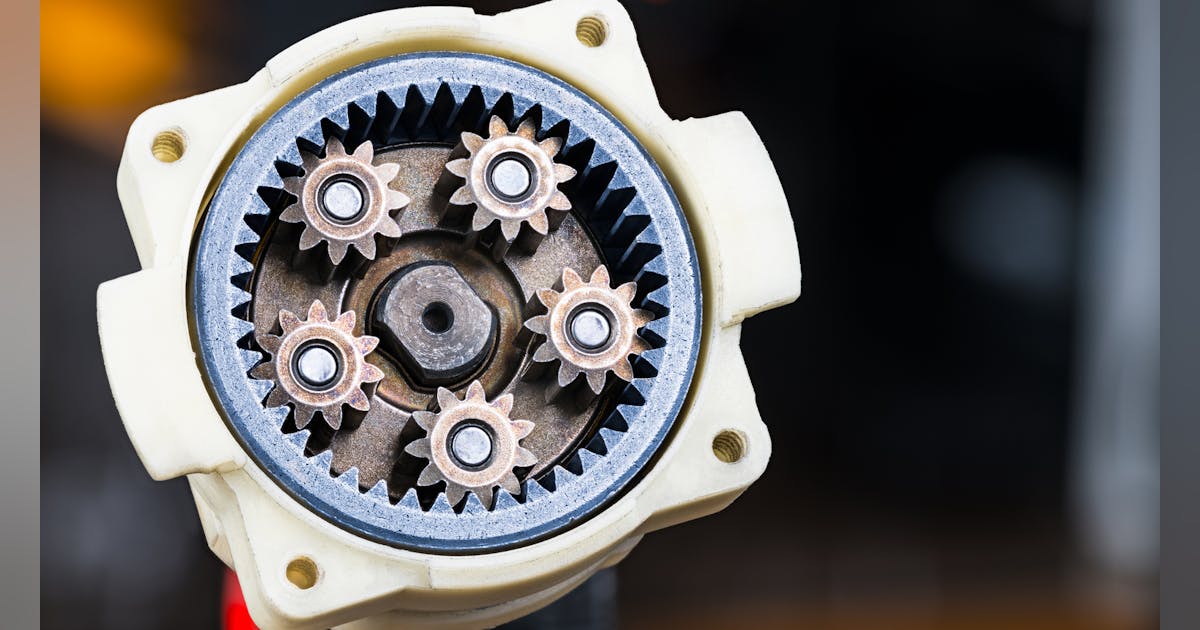 A relevant stock photo of planetary gear in a typical setting.