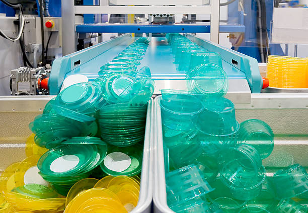 A relevant stock photo of plastic fabrication company in a typical setting.