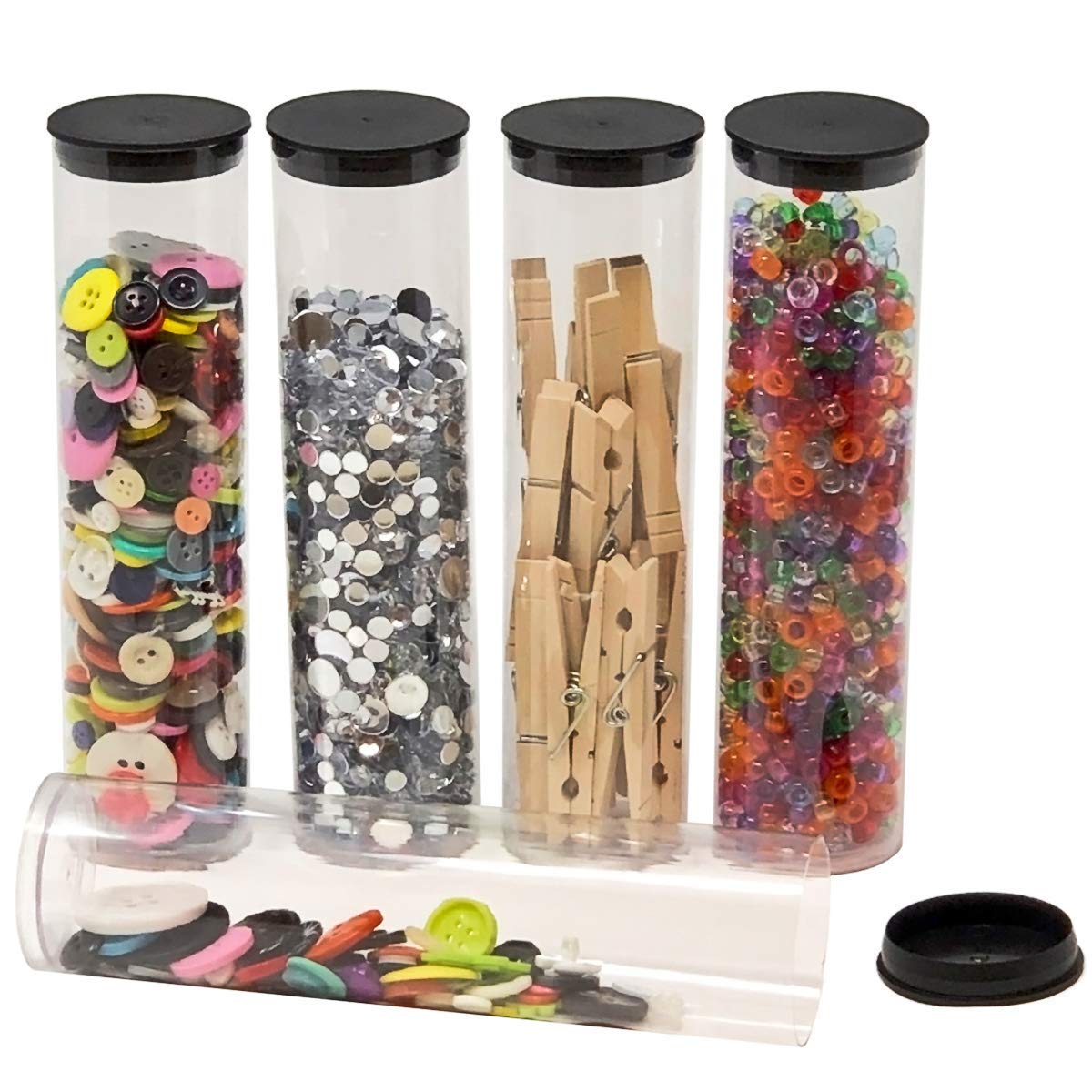 A relevant stock photo of plastic tube in a typical setting.
