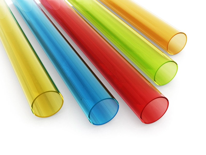 A relevant stock photo of plastic tubing in a typical setting.