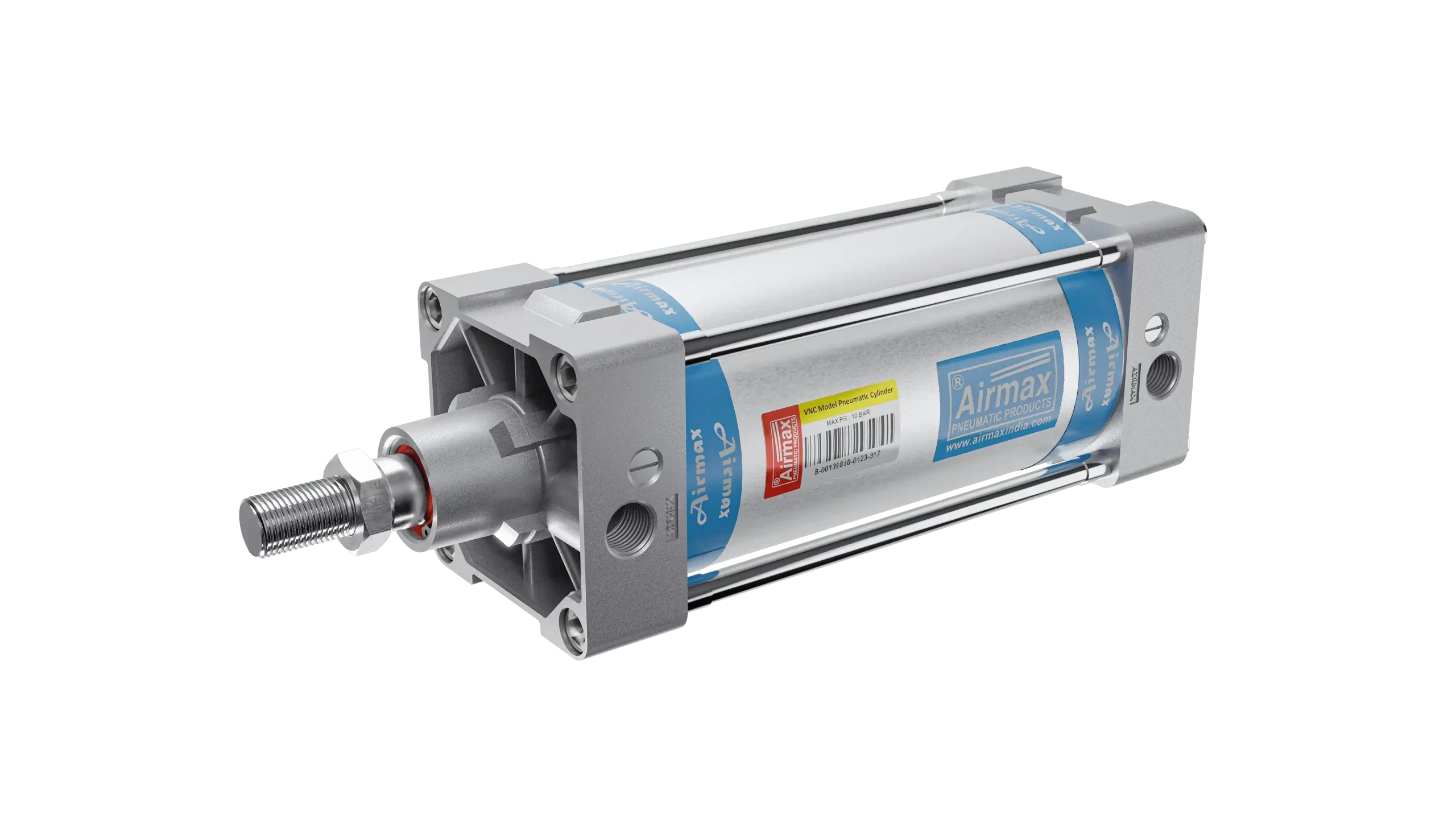 A relevant stock photo of pneumatic cylinder in a typical setting.