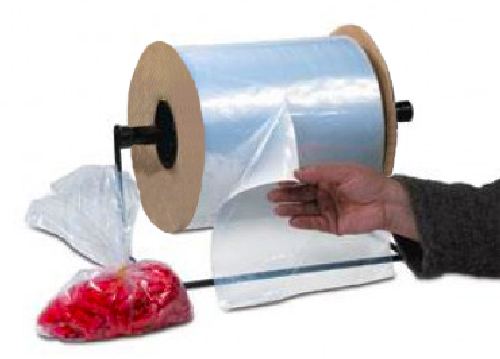 A relevant stock photo of poly bags in a typical setting.