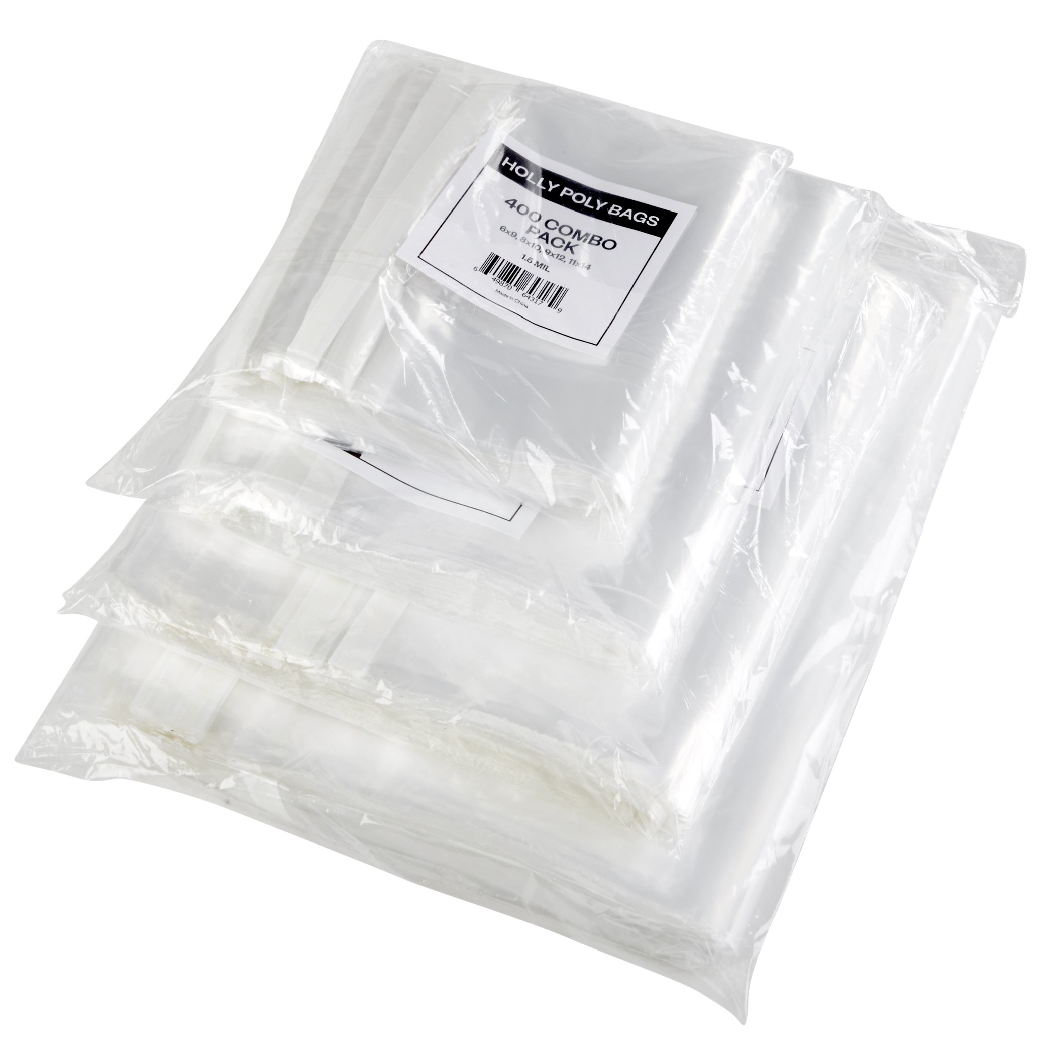 A relevant stock photo of poly bags in a typical setting.